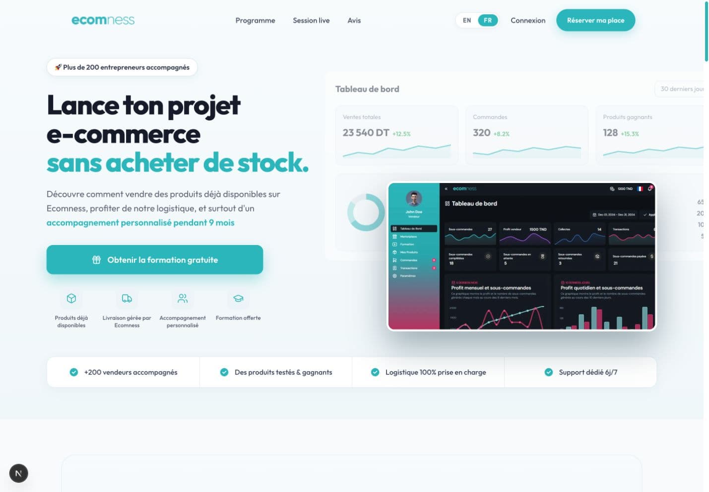 Ecomness : un seul parcours de commande pour vendeurs, fournisseurs et opérations